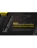 1500 horas autonomía Linterna LED 1200Lm MH12 Recargable Nitecore | LeónLeds Iluminación