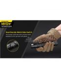 botón de metal amigable Linterna LED 1200Lm MH12 Recargable Nitecore | LeónLeds Iluminación