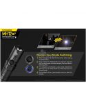 modos táctico y diario Linterna LED 1200Lm MH12 Recargable Nitecore | LeónLeds Iluminación