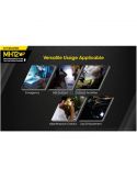 uso versatil Linterna LED 1200Lm MH12 Recargable Nitecore | LeónLeds Iluminación