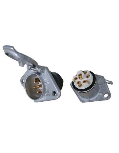 Base enchufe 24V Tipo S Metálica (Hembra) D10874 Vignal | LeonLeds Iluminación