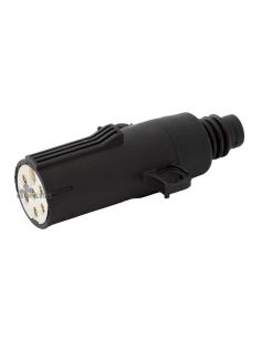 Enchufe Tipo S para 24V de Plastico Macho Vignal 611590 | LeonLeds