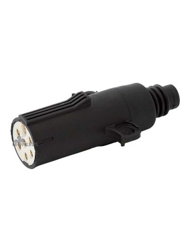 Enchufe Tipo S para 24V de Plastico Macho Vignal 611590 | LeonLeds