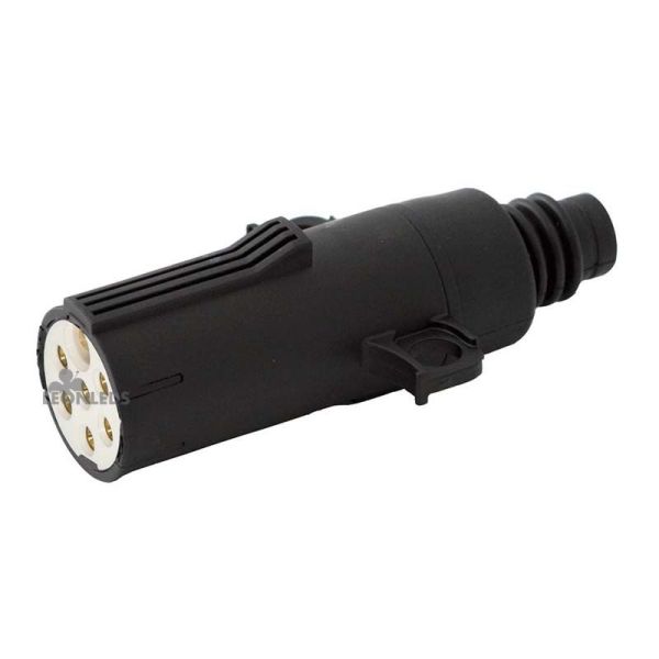 Enchufe Tipo S para 24V de Plastico Macho Vignal 611590 | LeonLeds