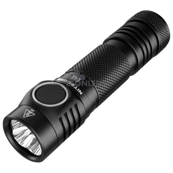 Linterna de Mano 4 LEDs Alta Potencia E4K botón principal Nitecore | LeónLeds Iluminación