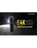 Linterna de Mano 4 LEDs Alta Potencia E4K 4400 lúmenes Nitecore | LeónLeds Iluminación