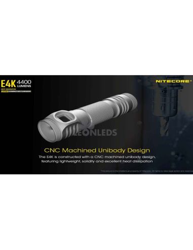 Lampe torche Nitecore E4K 4400...
