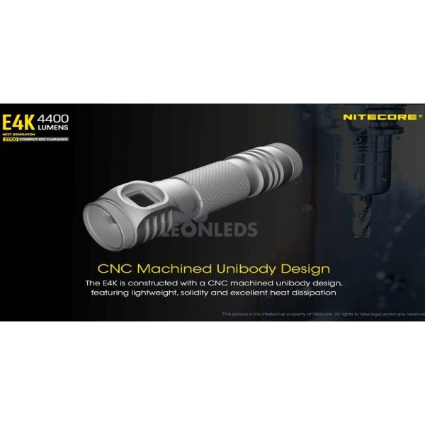 Lampe torche Nitecore E4K 4400...