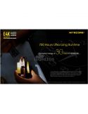 Linterna de Mano 4 LEDs Alta Potencia E4K 700 horas autonomía Nitecore | LeónLeds Iluminación