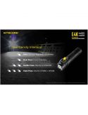 Linterna de Mano 4 LEDs Alta Potencia E4K fácil de manejar Nitecore | LeónLeds Iluminación