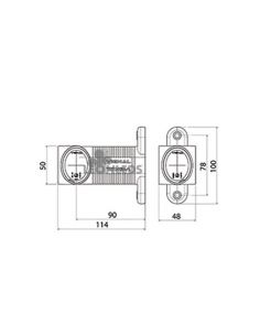ARD DX LED largura traseira LED luz com conector D13875 Benalu | Leon Iluminação LED 2