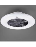 Ventilador de teto LED com controle remoto Visby Trio Lighting | leonleds