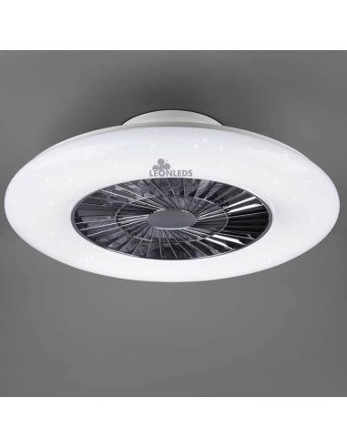 Ventilateur de plafond LED avec télécommande Visby Trio Lighting | leonleds