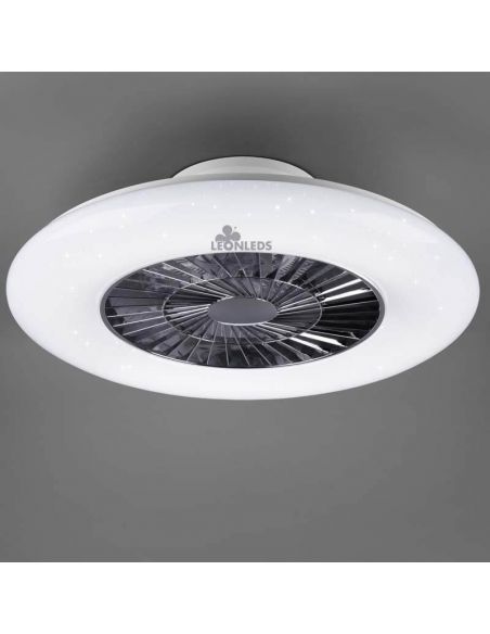 Plafón Ventilador LED con mando Visby Trio Lighting | LeonLeds