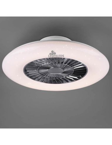 Plafón Ventilador LED con mando Visby Trio Lighting | LeonLeds