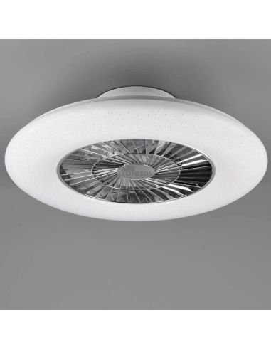 Plafón Ventilador LED con mando Visby Trio Lighting | LeonLeds
