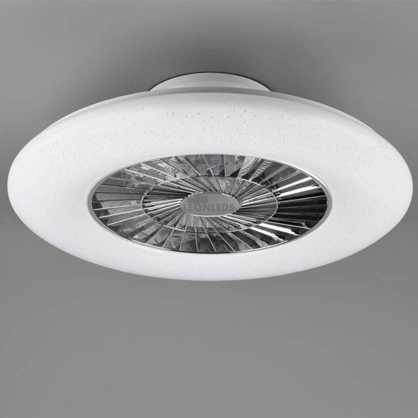 Plafón Ventilador LED con mando Visby Trio Lighting | LeonLeds