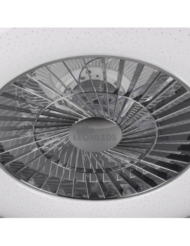 Plafón Ventilador LED con mando Visby Trio Lighting | LeonLeds