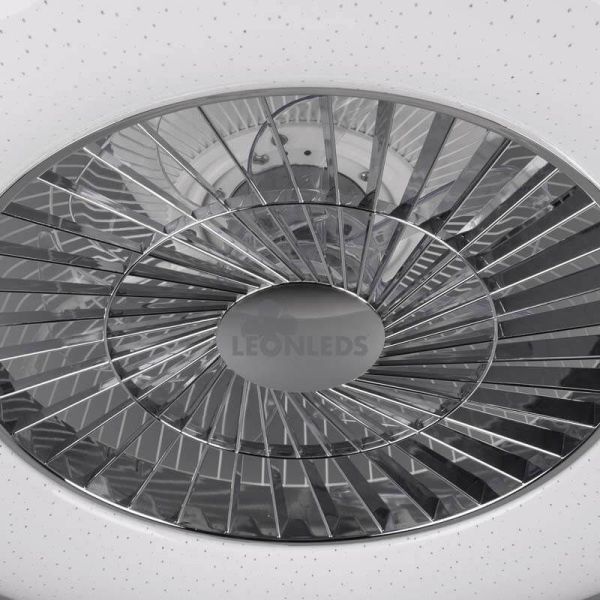 Plafón Ventilador LED con mando Visby Trio Lighting | LeonLeds