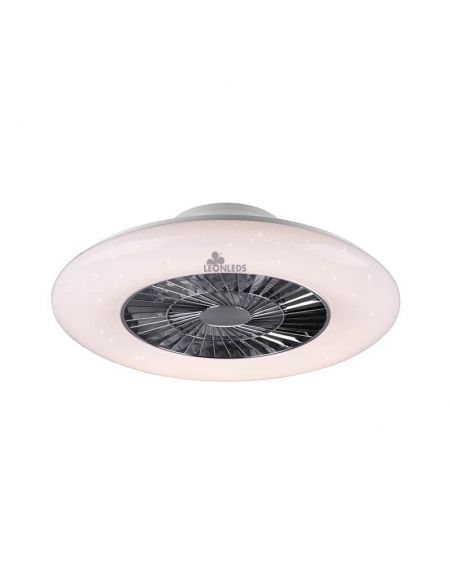 Plafón Ventilador LED con mando Visby Trio Lighting | LeonLeds