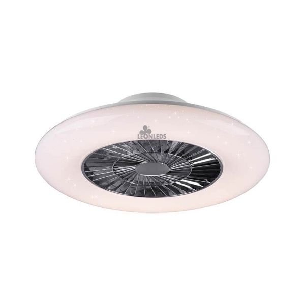 Plafón Ventilador LED con mando Visby Trio Lighting | LeonLeds