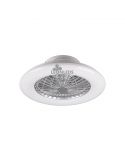 Ventilateur de plafond LED blanc Stralsund R62522187 | Éclairage LeonLeds