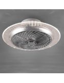 Ventilador Plafón LED Cromado Narvik Trio Lighting | LeonLeds Iluminación