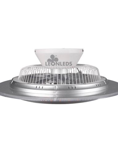 Ventilador Plafón LED Cromado Narvik Trio Lighting | LeonLeds Iluminación