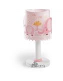 Lámpara de mesa para bebe con elefantes Little Elephant 61331S Dalber | LeonLeds