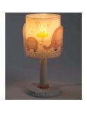 Lámpara de mesa para bebe con elefantes Little Elephant 61331S Dalber | LeonLeds