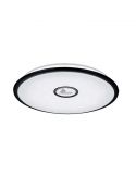 Plafón LED negro con mando a distancia 50W Okinawa Trio Lighting 629090101 | LeonLeds