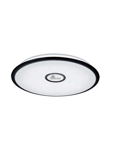 Plafón LED negro con mando a distancia 50W Okinawa Trio Lighting 629090101 | LeonLeds