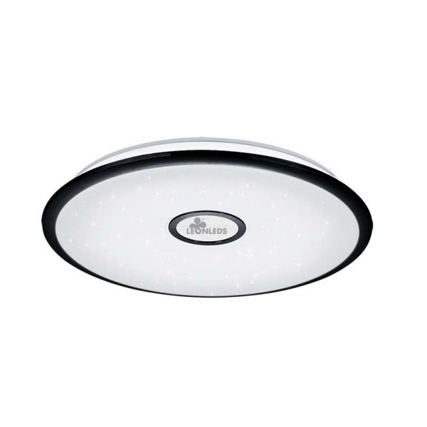 Plafón LED negro con mando a distancia 50W Okinawa Trio Lighting 629090101 | LeonLeds