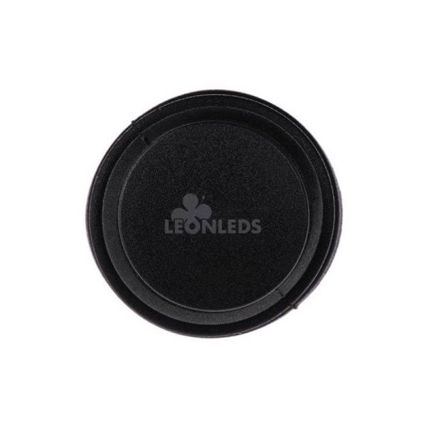 Interruptor negro IP65 para instalar en panel 20A 12v Monopolar | LeonLeds