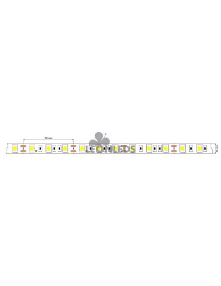 Tira LED 12V IP65 5050 60Led/m y 14,4W/m | LeonLeds