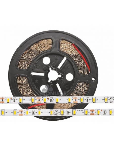 Tira LED 5630 12V IP20 60Led/m y 16W/m 5 Metros | LeonLeds