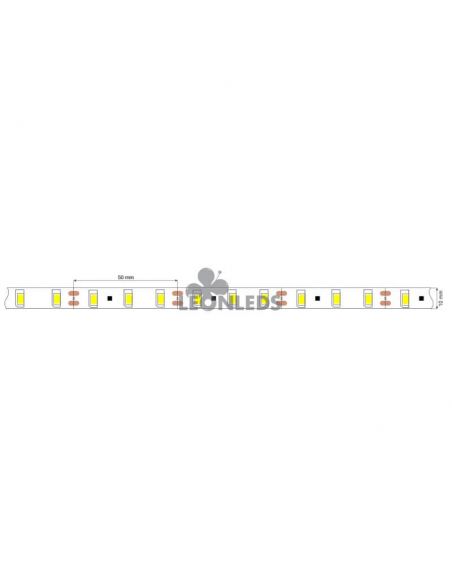 Tira LED 5630 12V IP20 60Led/m y 16W/m 5 Metros | LeonLeds