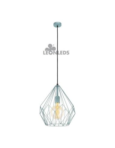Lámpara de Techo vintage Carlton 1 menta 1XE27| Lámpara vintage de techo de Eglo Lighting | LeonLeds Iluminación