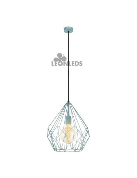 Lámpara de Techo vintage Carlton 1 menta 1XE27| Lámpara vintage de techo de Eglo Lighting | LeonLeds Iluminación