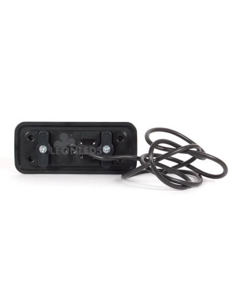 Piloto Trasero LED 5 Funciones rectangular Tulipa Blanca 12-24V | LeonLeds Iluminación