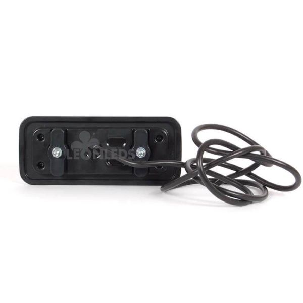 Piloto Trasero LED 5 Funciones rectangular Tulipa Blanca 12-24V | LeonLeds Iluminación