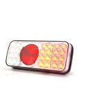 Piloto Trasero LED 5 Funciones rectangular Tulipa Blanca 12-24V | LeonLeds Iluminación