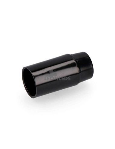 Portalamparas E14 negro | LeonLeds