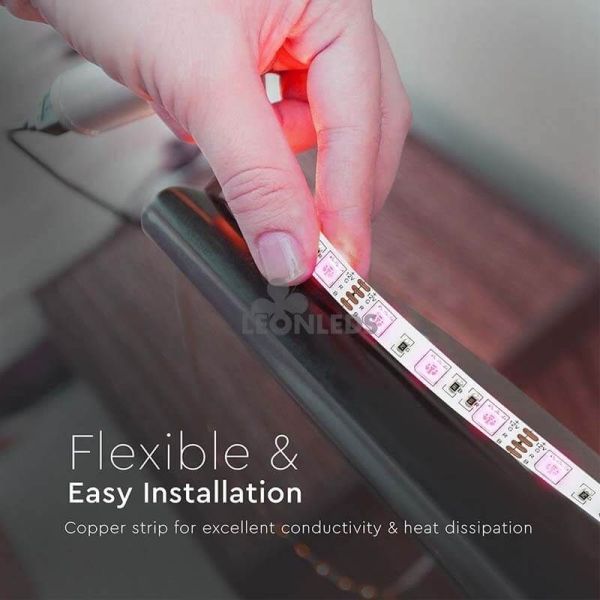 Ruban LED 2558 9W/m IP20 RVB 5 mètres Vtac | ruban LED RGB flexible multicolore | Vente de rubans LED | Éclairage LeonLeds