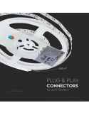 Tira LED 2558 9W/m IP20 RGB 5 metros Vtac | tira LED RGB plug and play | Venta de tiras LED| LeonLeds Iluminación