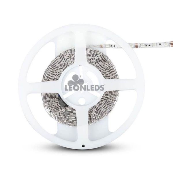 Tira LED 2558 9W/m IP20 RGB 5 metros Vtac | tira LED RGB multicolor para comercio | Venta de tiras LED| LeonLeds Iluminación