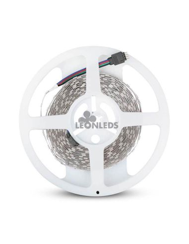 Fita LED 2558 9W/m IP20 RGB 5 metros Vtac | Faixa de LED RGB multicolorida para loja | Venda de fitas de LED | Leon Iluminação L