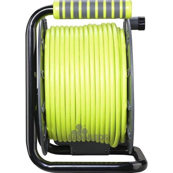 Enrollacable IP44 25M + 3 Enchufes 3000W 250V Luceco Pro XT | LeonLeds