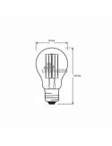 Ampoule LED E27 Filament PARATHOM 10W A60 | Ampoule LED Vintage A60 OSRAM 2700K | Éclairage LeonLeds