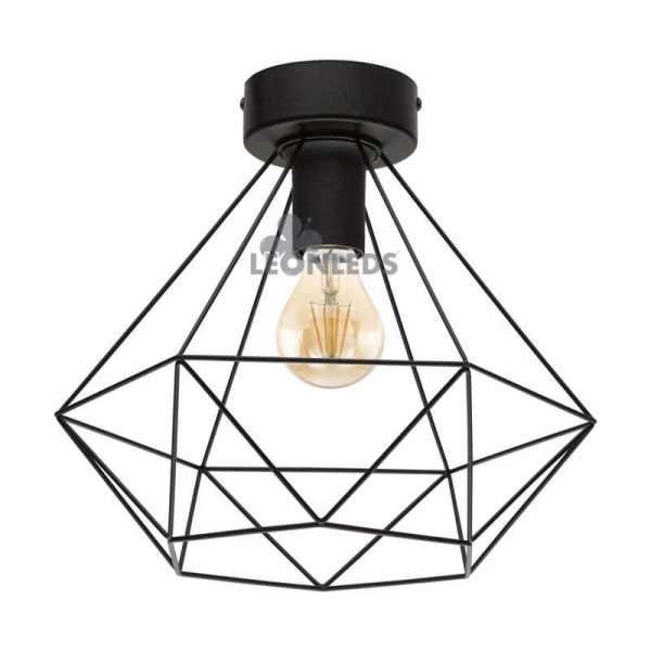 Plafonnier vintage Tarbes 1XE277 | Plafonnier Vintage en Métal de Eglo Lighting | Éclairage LeonLeds